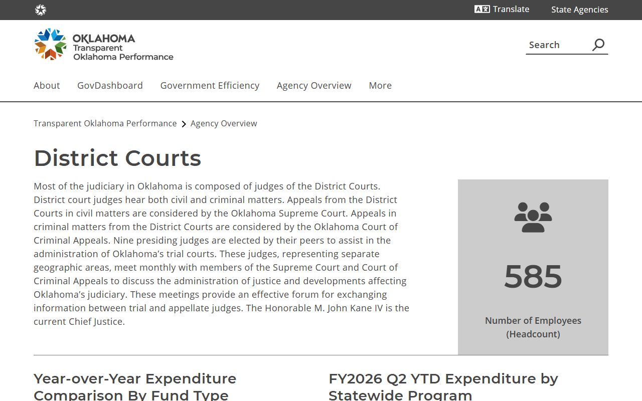 Oklahoma District Courts page behind Coal County warrant docket records